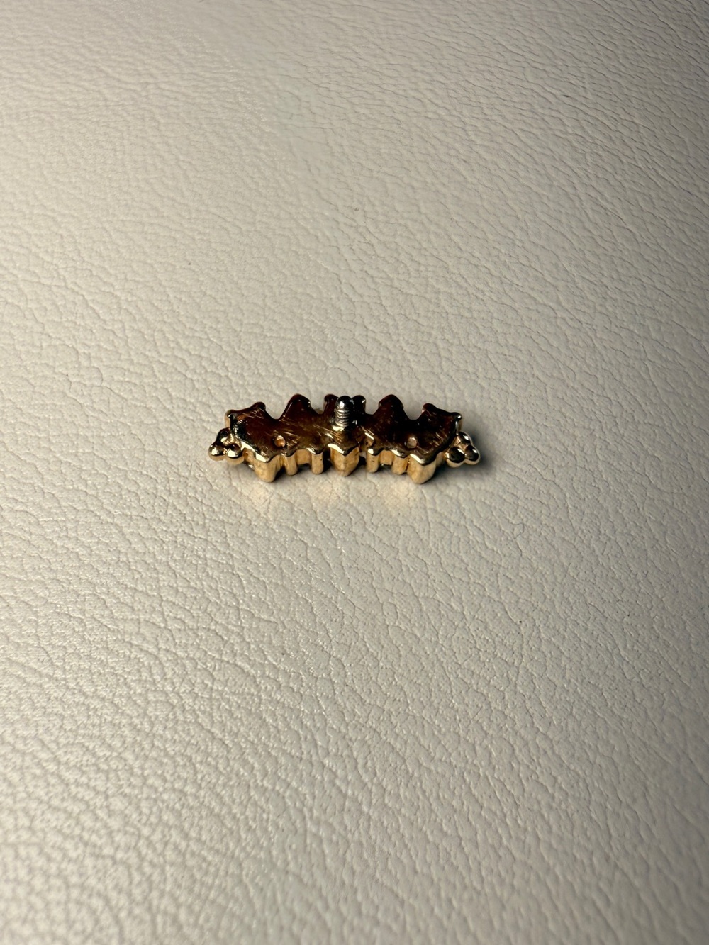 BVLA Nalani 5 - 14k Yellow Gold and CZ Threaded End 16/18g